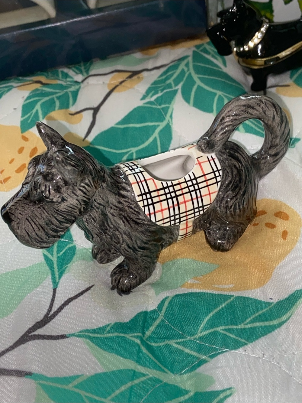 VTG SCOTTISH TERRIER CREAMER Scottie Dog NOS - Picture 3 of 5